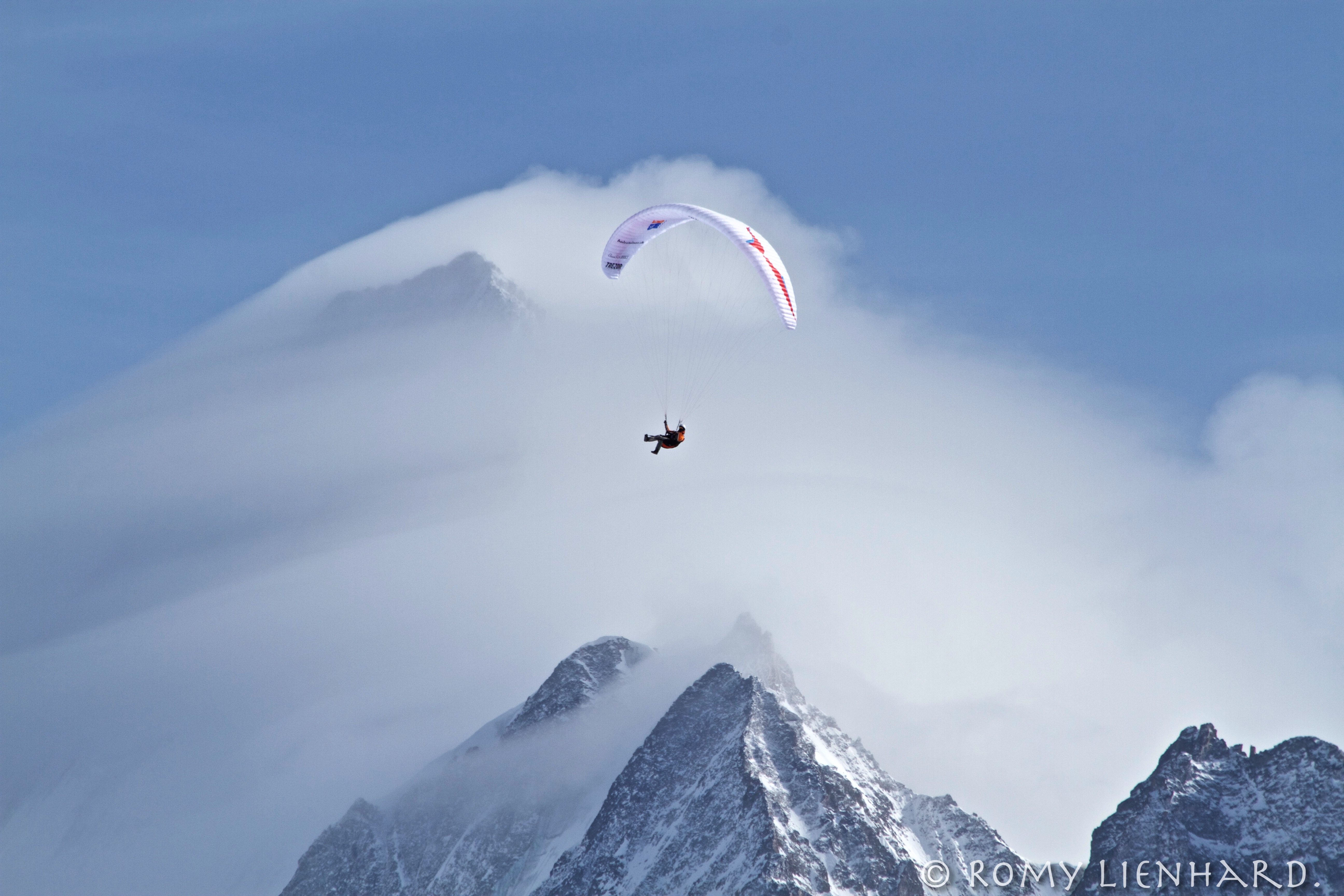 Clouds over the Alps