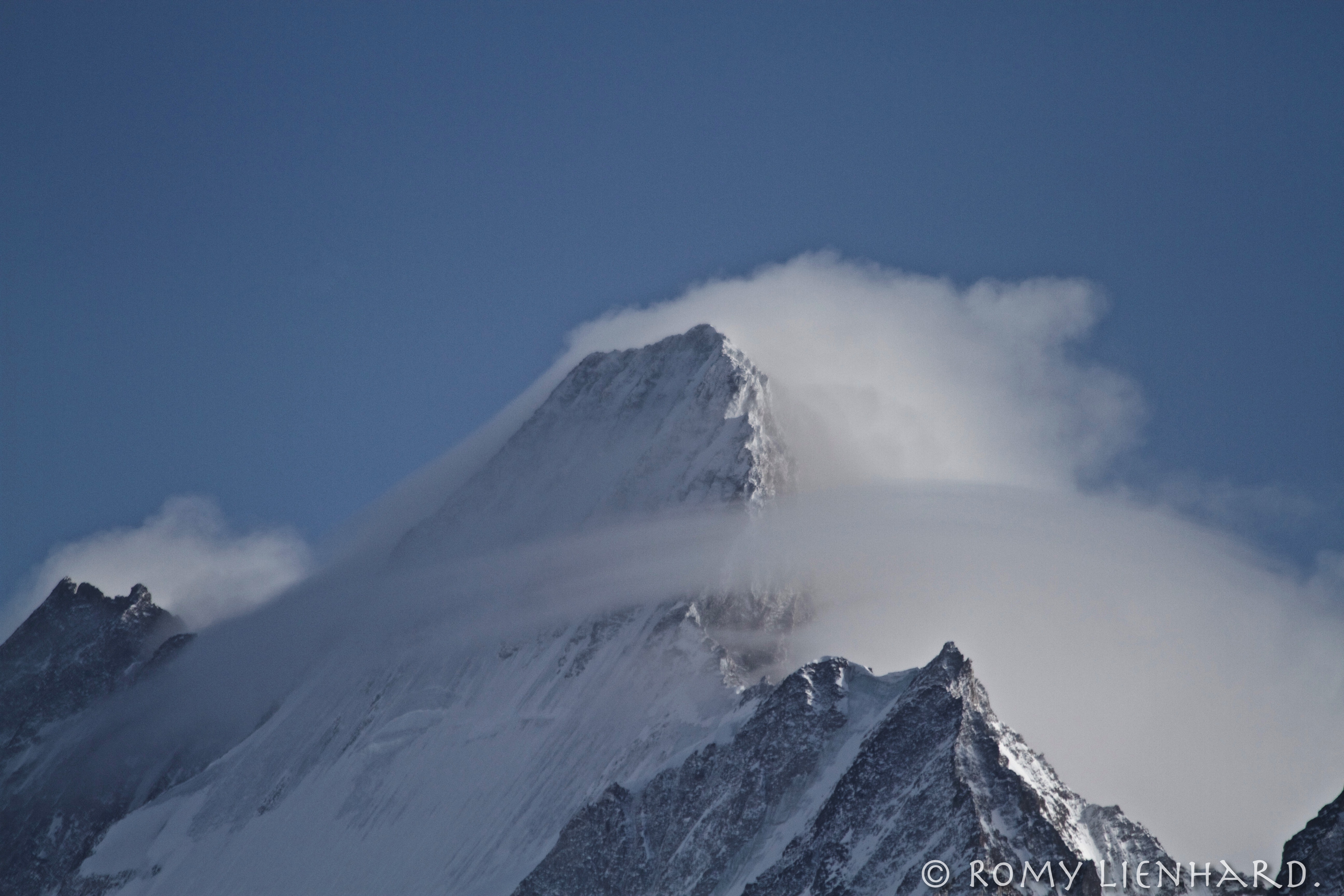Clouds over the Alps