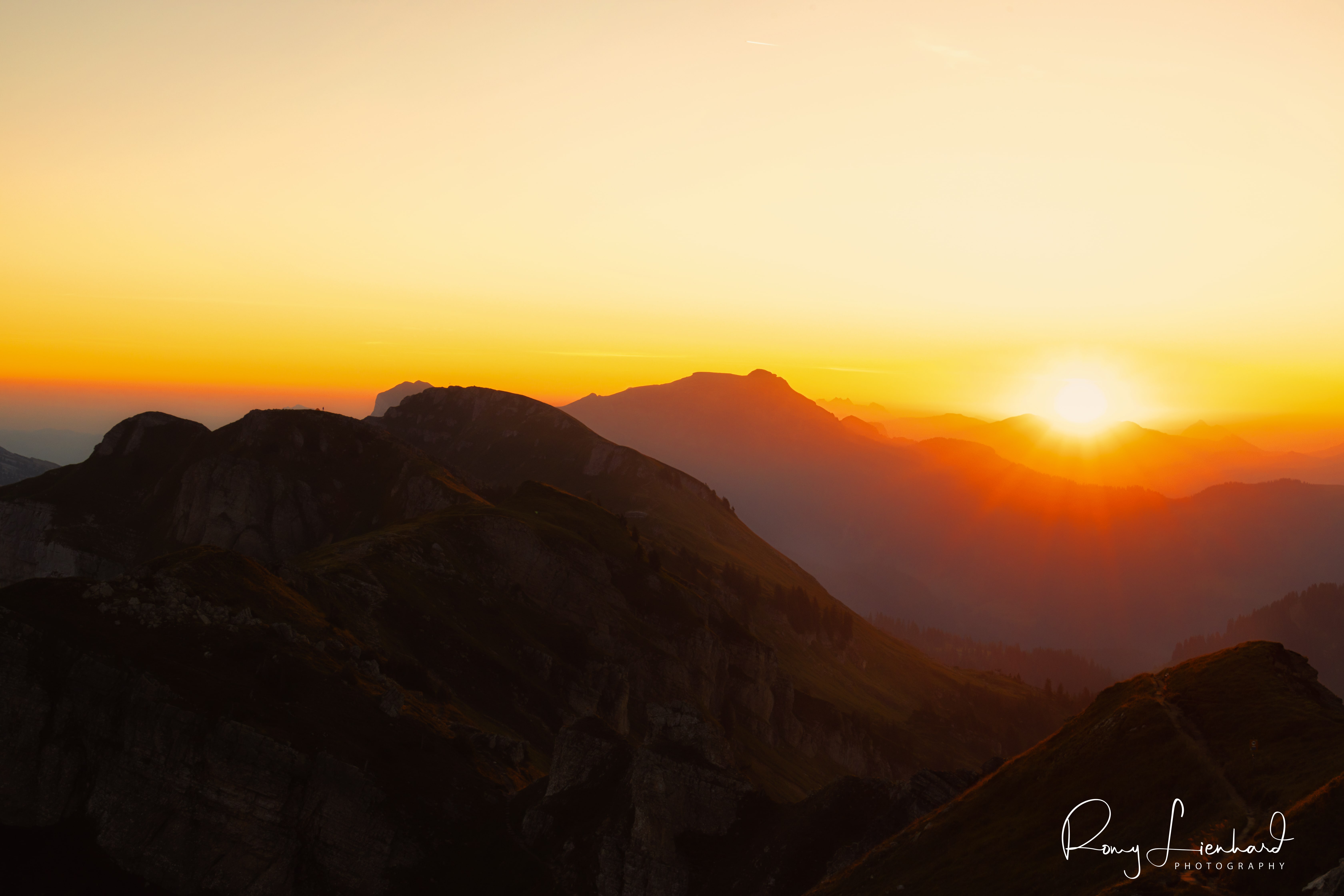 Sunrise in the Bernese Alps