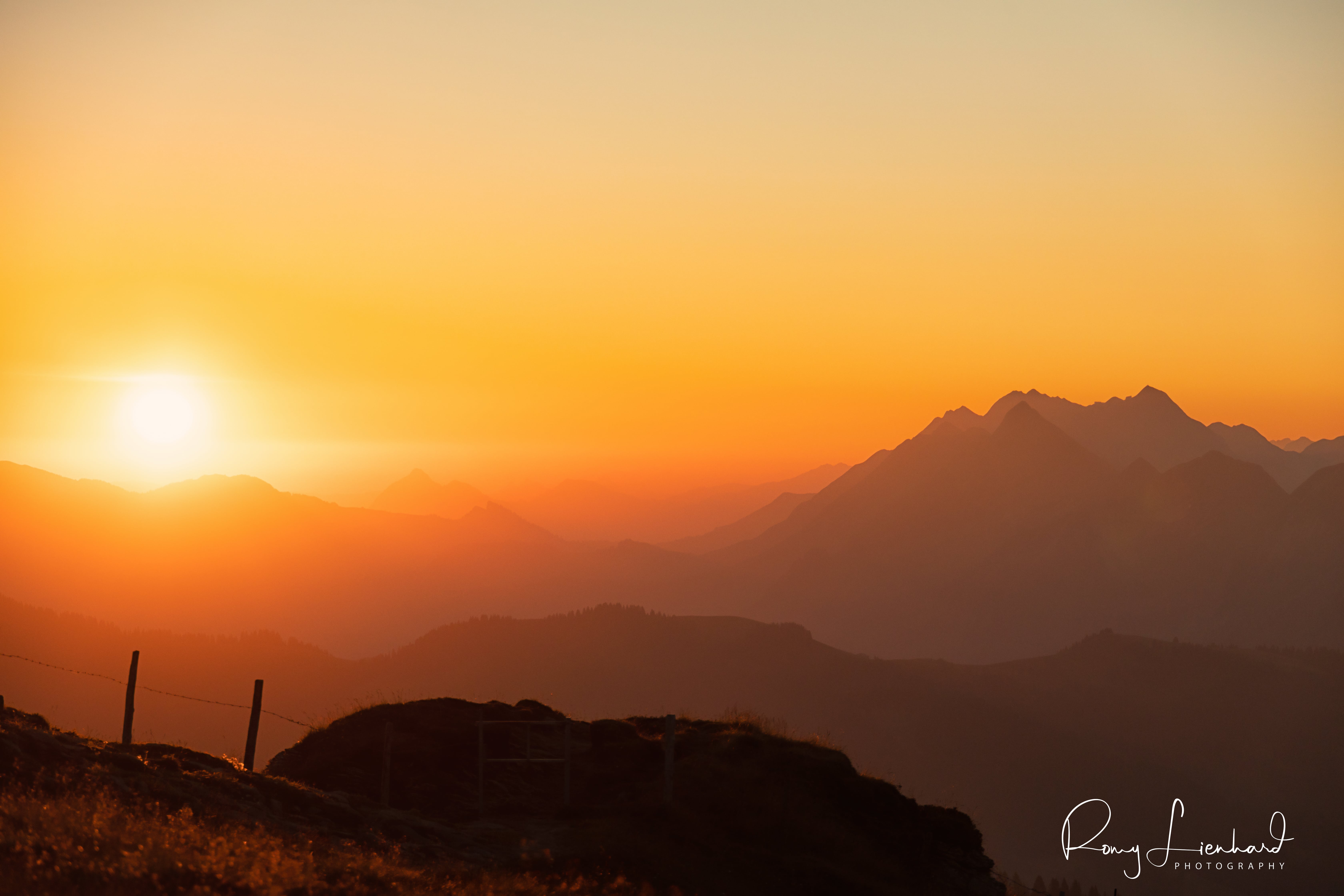 Sunrise in the Bernese Alps