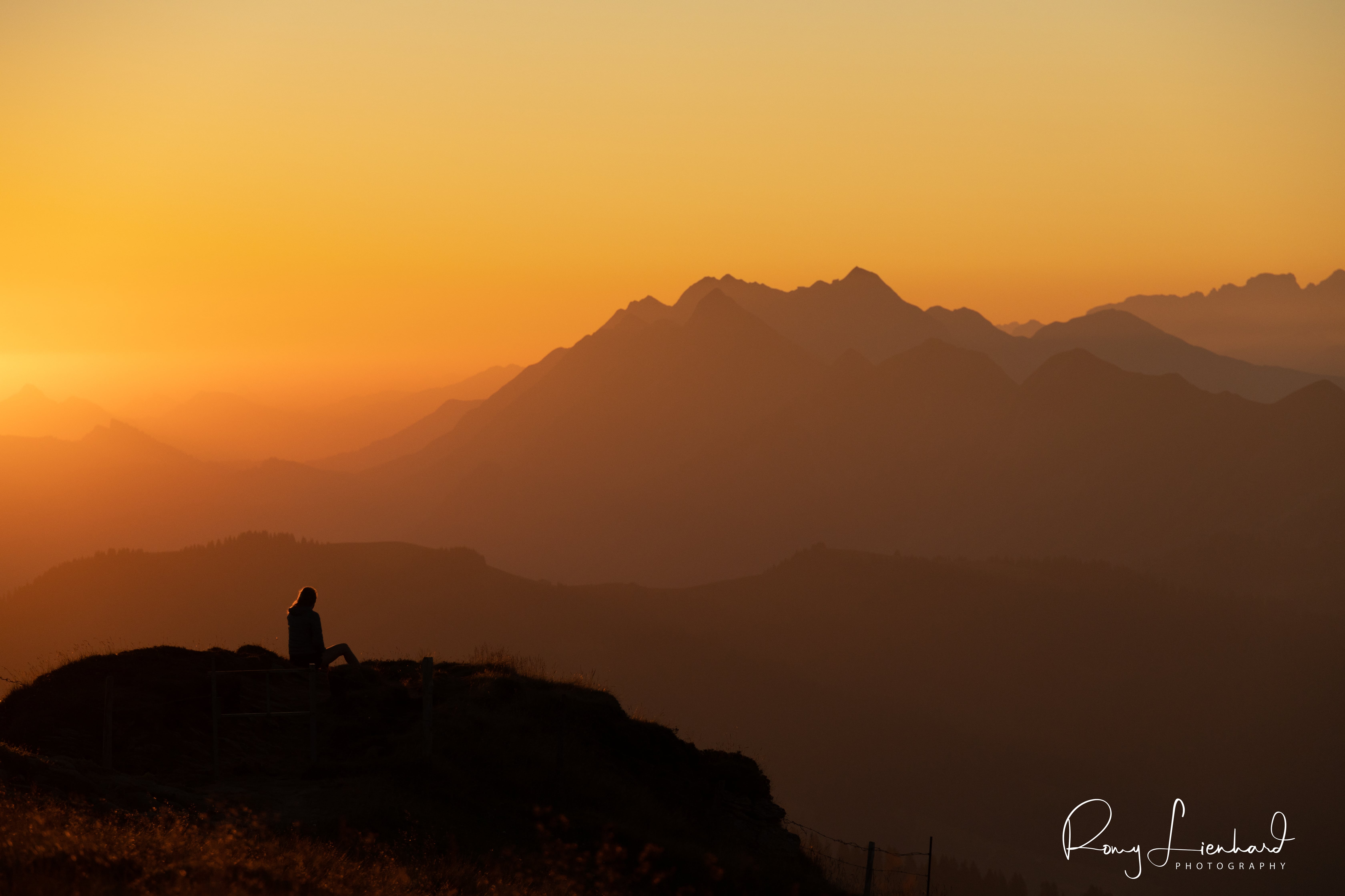 Sunrise in the Bernese Alps