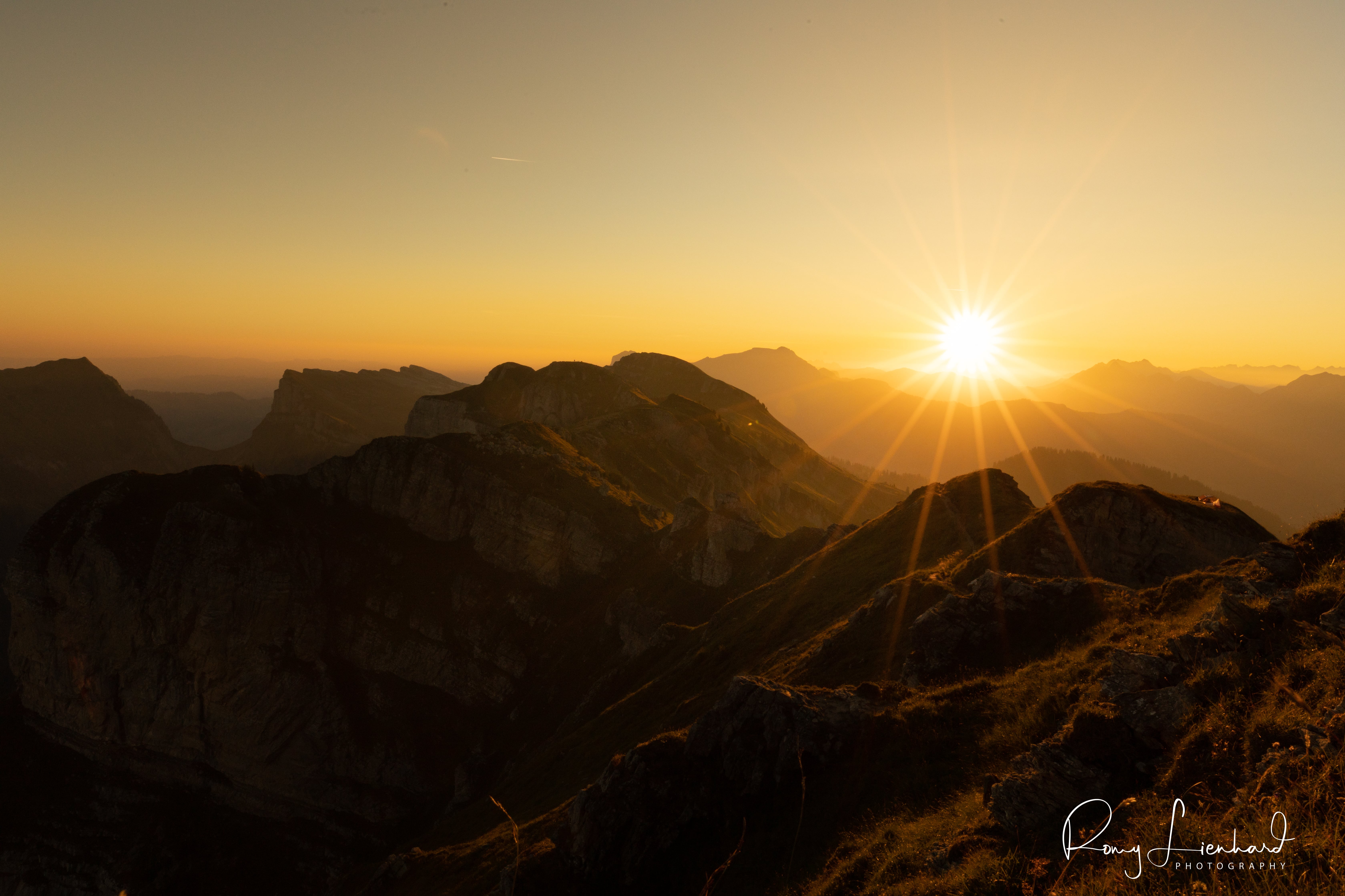 Sunrise in the Bernese Alps